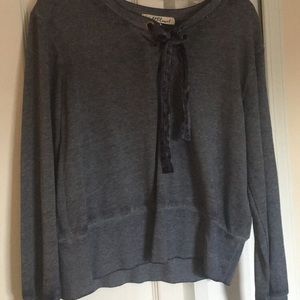 Ocean Blue Ribbon Blouse